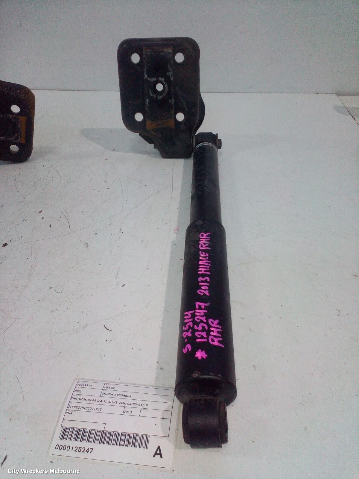 TOYOTA HIACE 2013 Shock Absorber