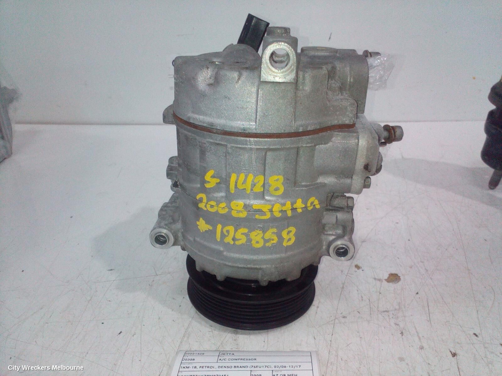 VOLKSWAGEN JETTA 2008 A/C Compressor