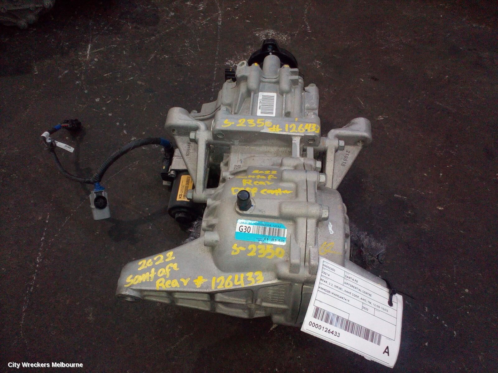 HYUNDAI SANTA FE 2022 Differential Centre