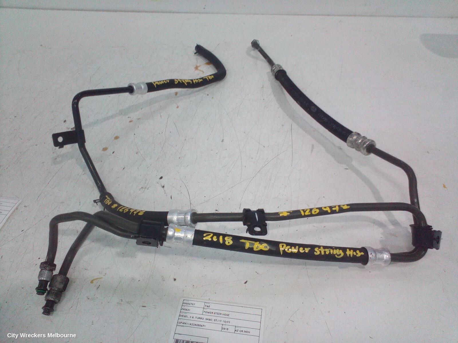 LDV T60 2018 Power Steer Hose