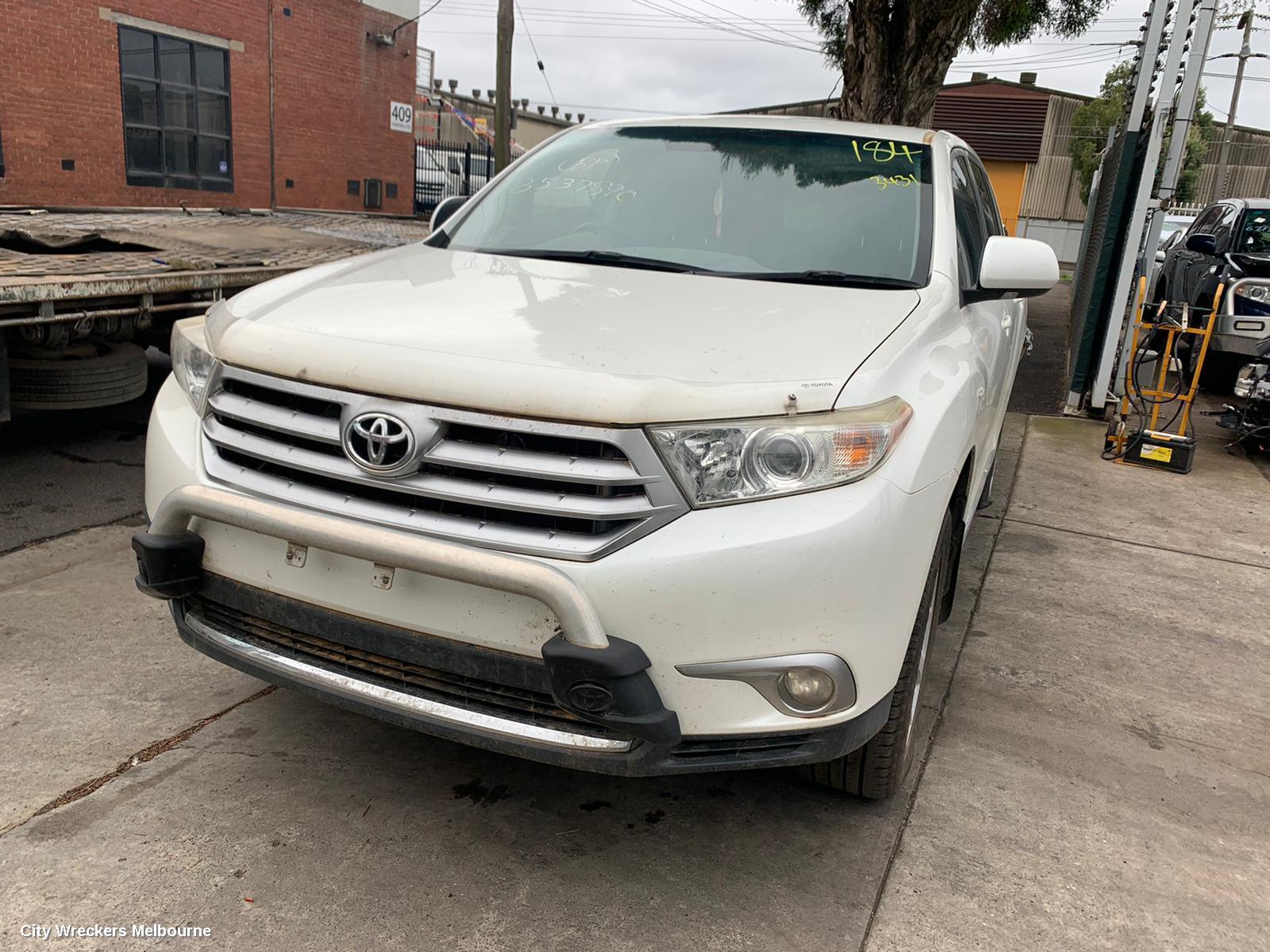 TOYOTA KLUGER 2013 Bootlid/Tailgate