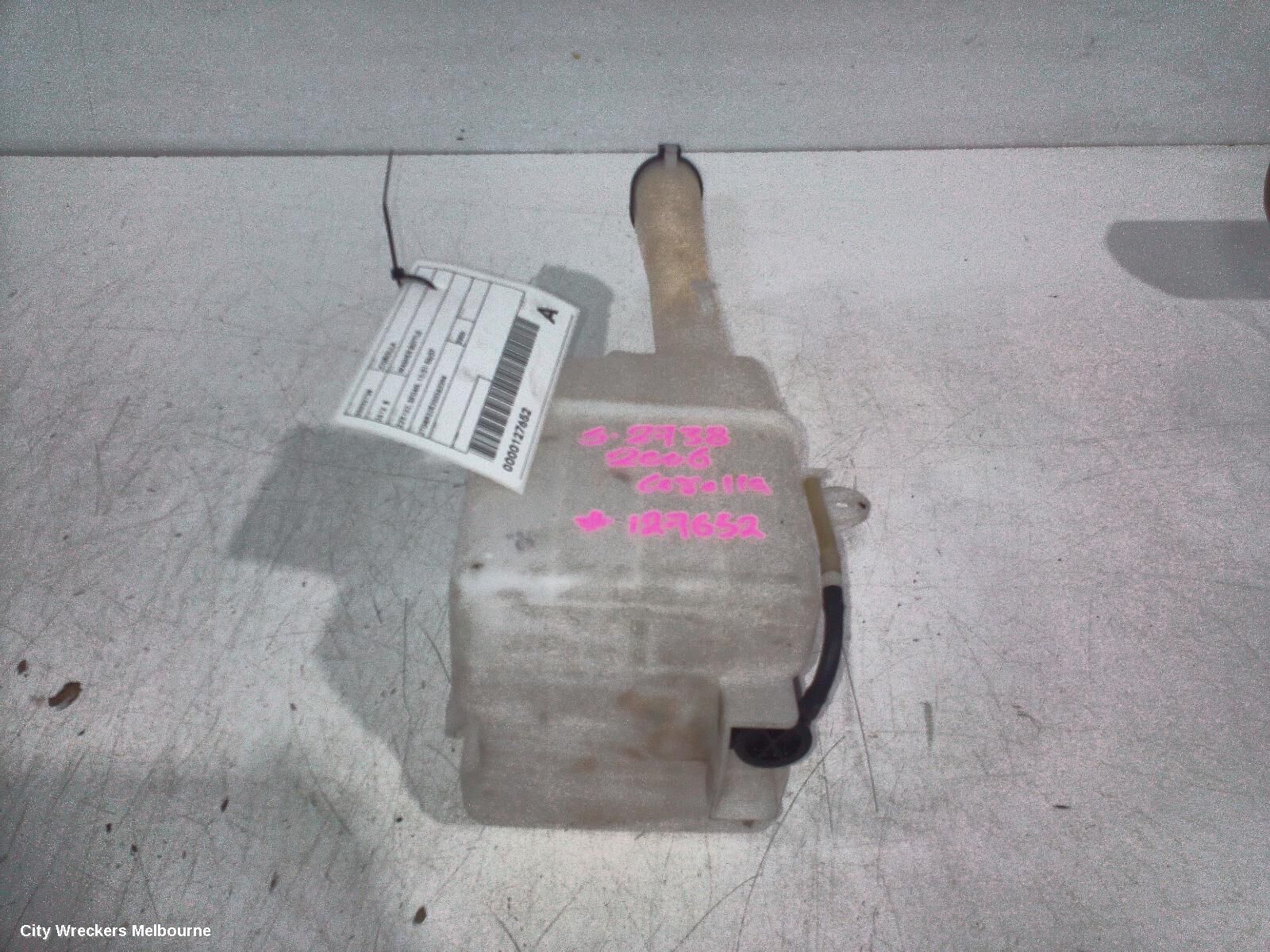 TOYOTA COROLLA 2006 Washer Bottle