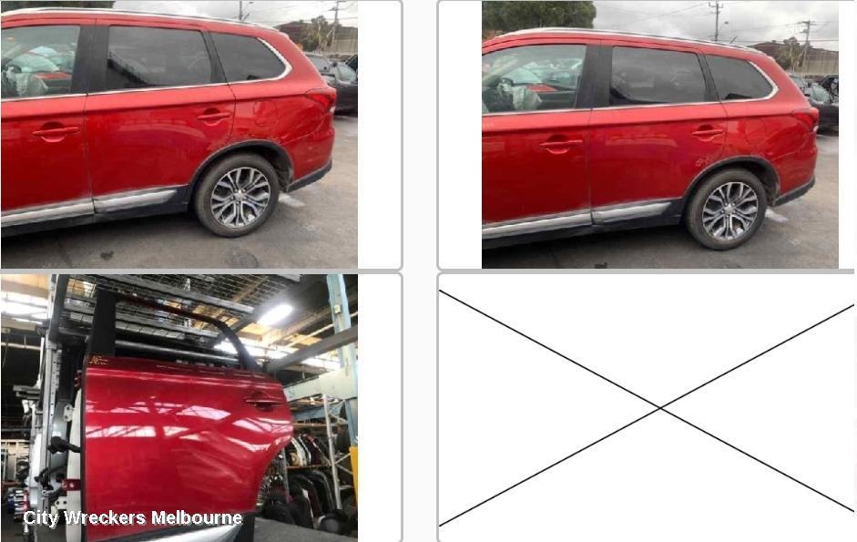 MITSUBISHI OUTLANDER 2016 Left Rear Door/Sliding