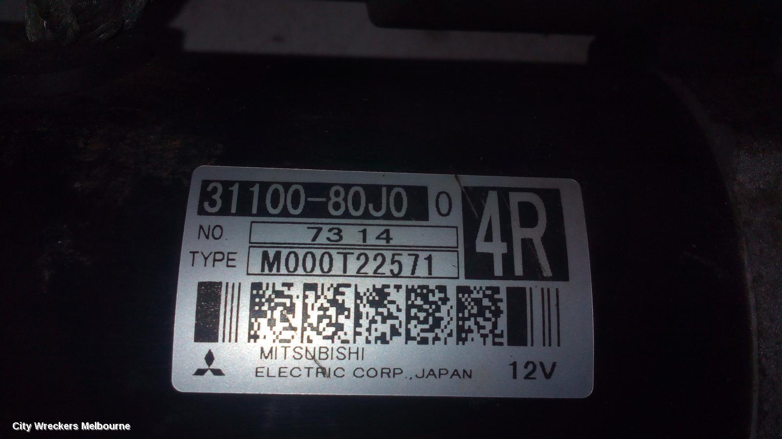 SUZUKI SX4 2007 Starter