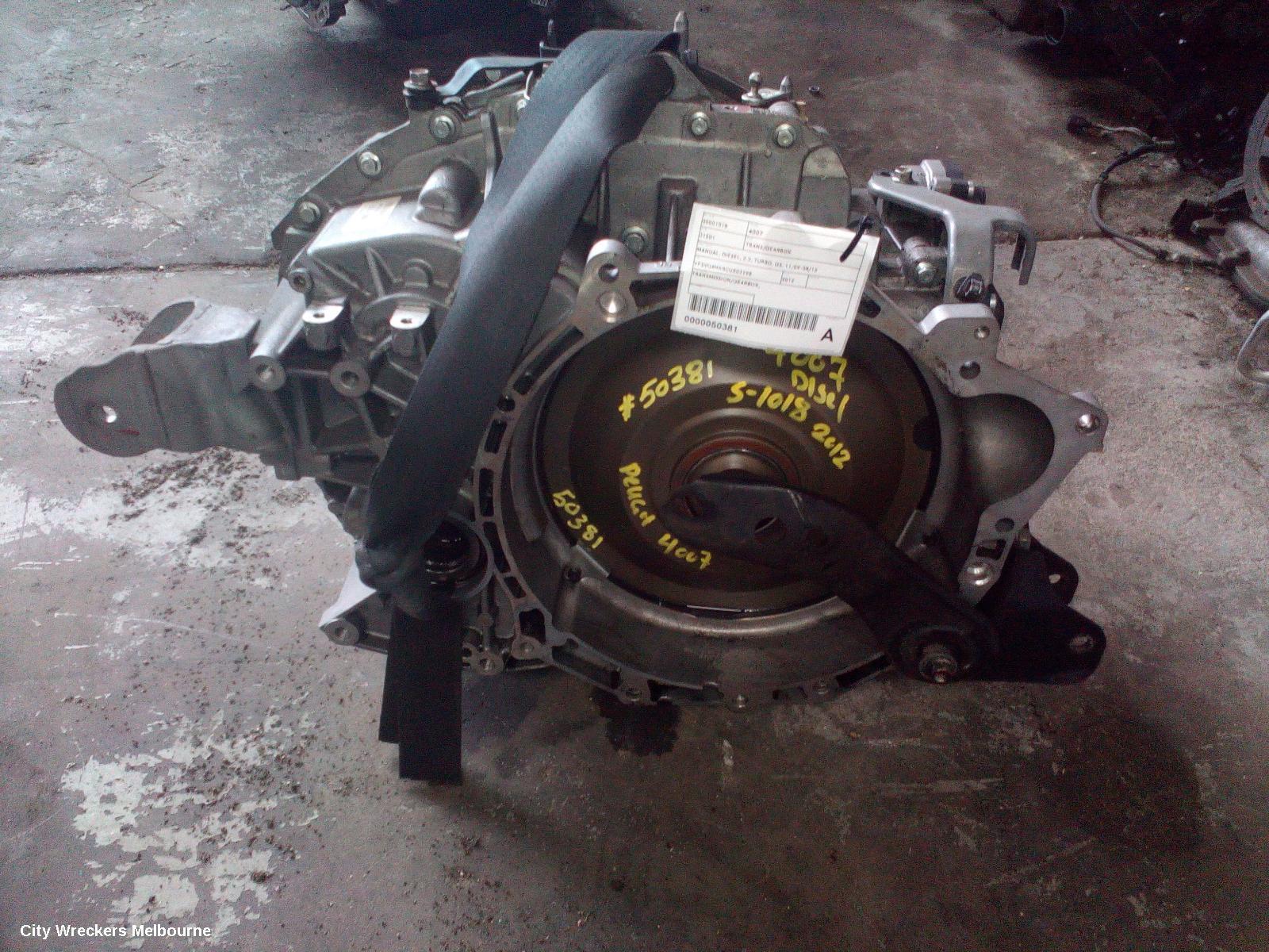 PEUGEOT 4007 2012 Trans/Gearbox