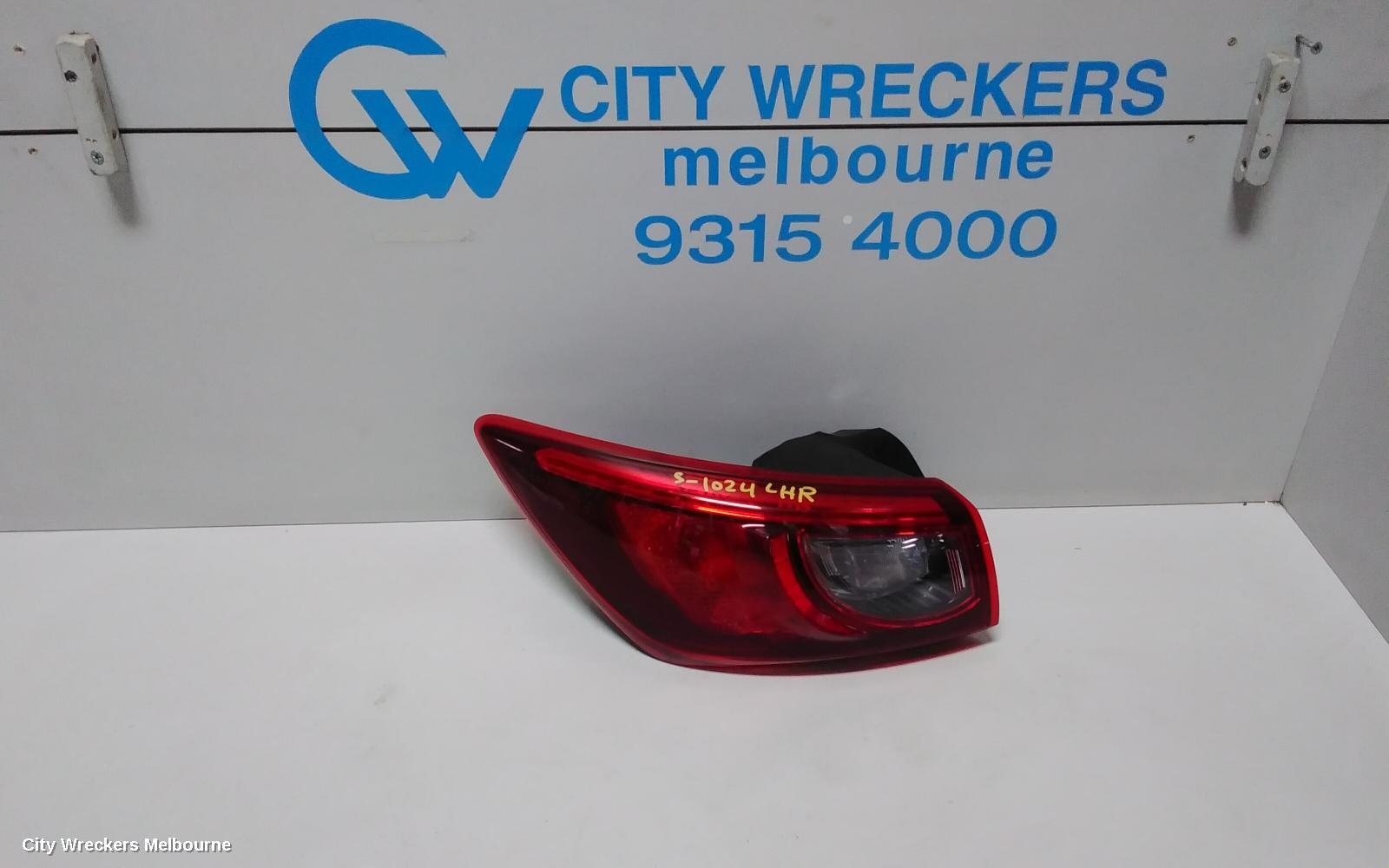 MAZDA CX3 2019 Left Taillight