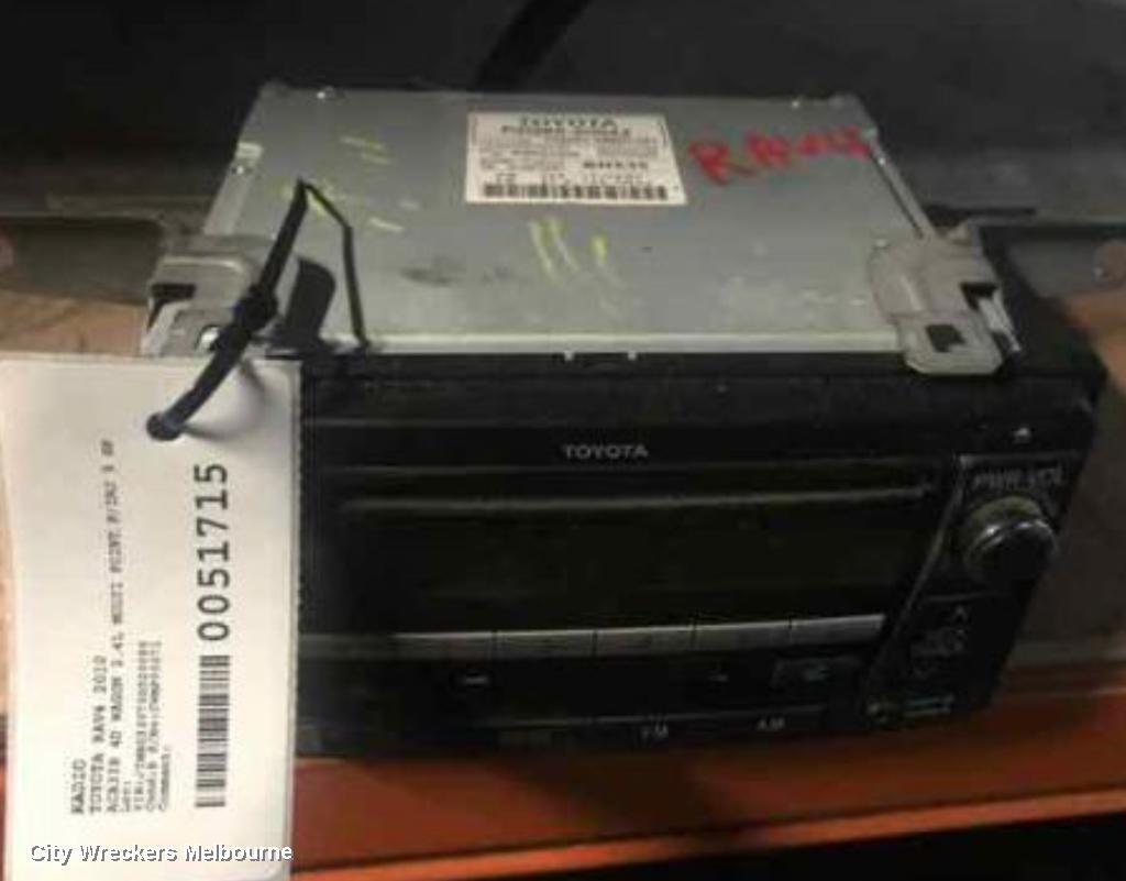 TOYOTA RAV4 2010 Radio/Cd/Dvd/Sat/Tv