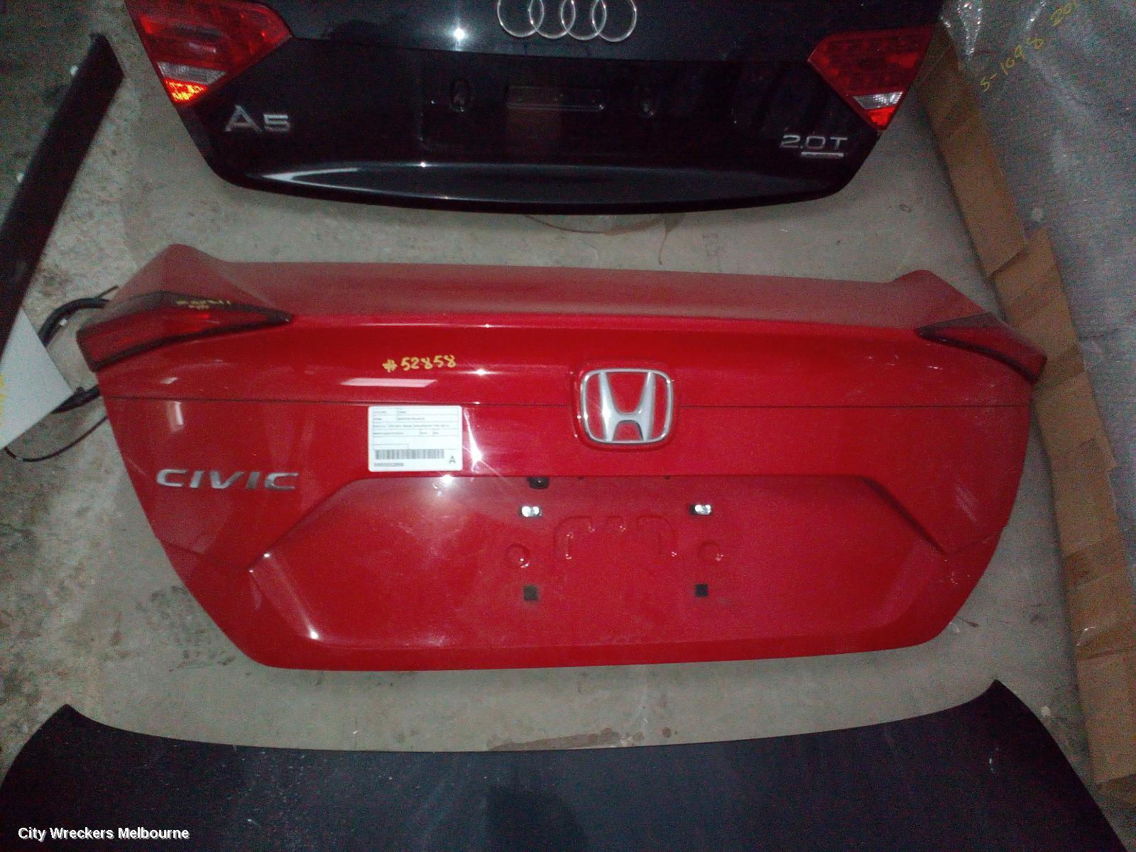 HONDA CIVIC 2018 Bootlid/Tailgate