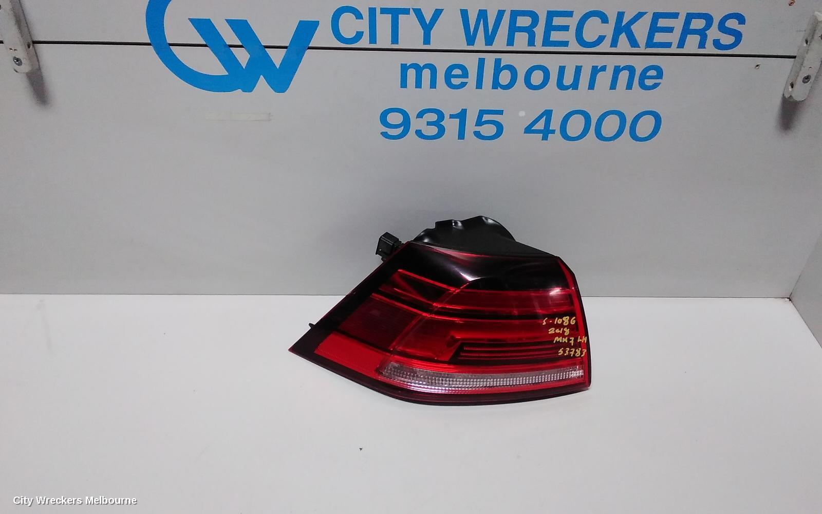 VOLKSWAGEN GOLF 2018 Left Taillight