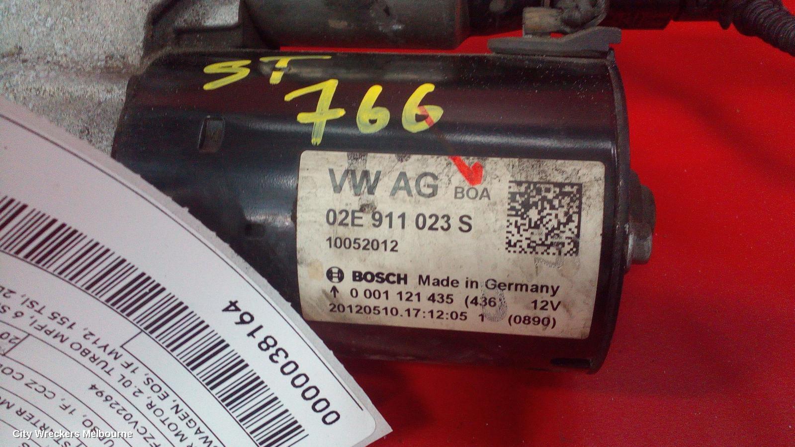 VOLKSWAGEN EOS 2012 Starter