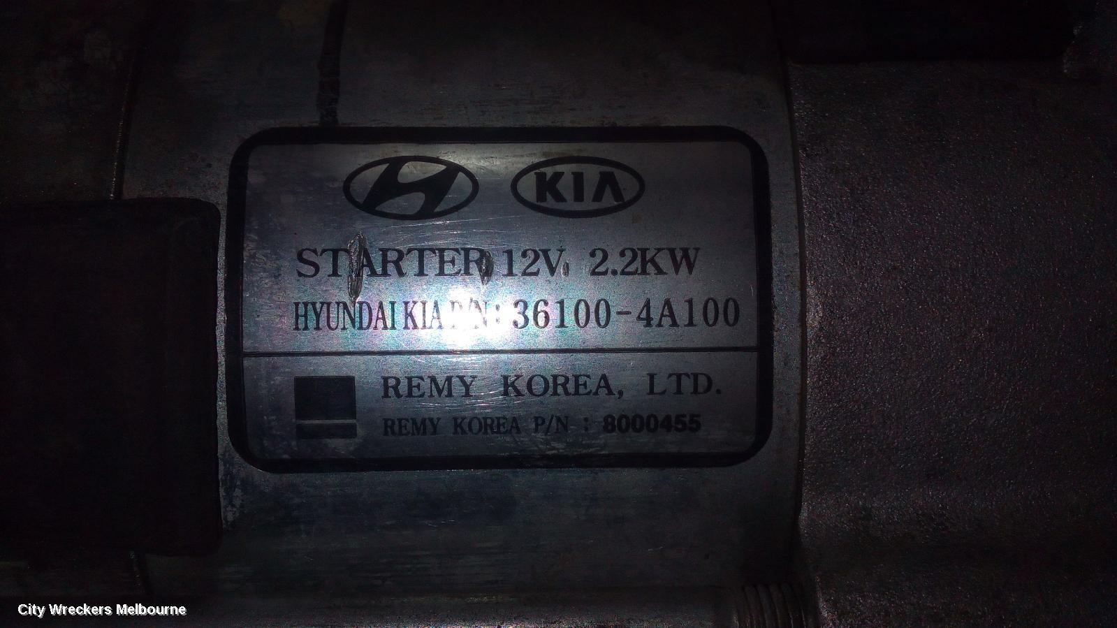 HYUNDAI ILOAD/IMAX 2012 Starter