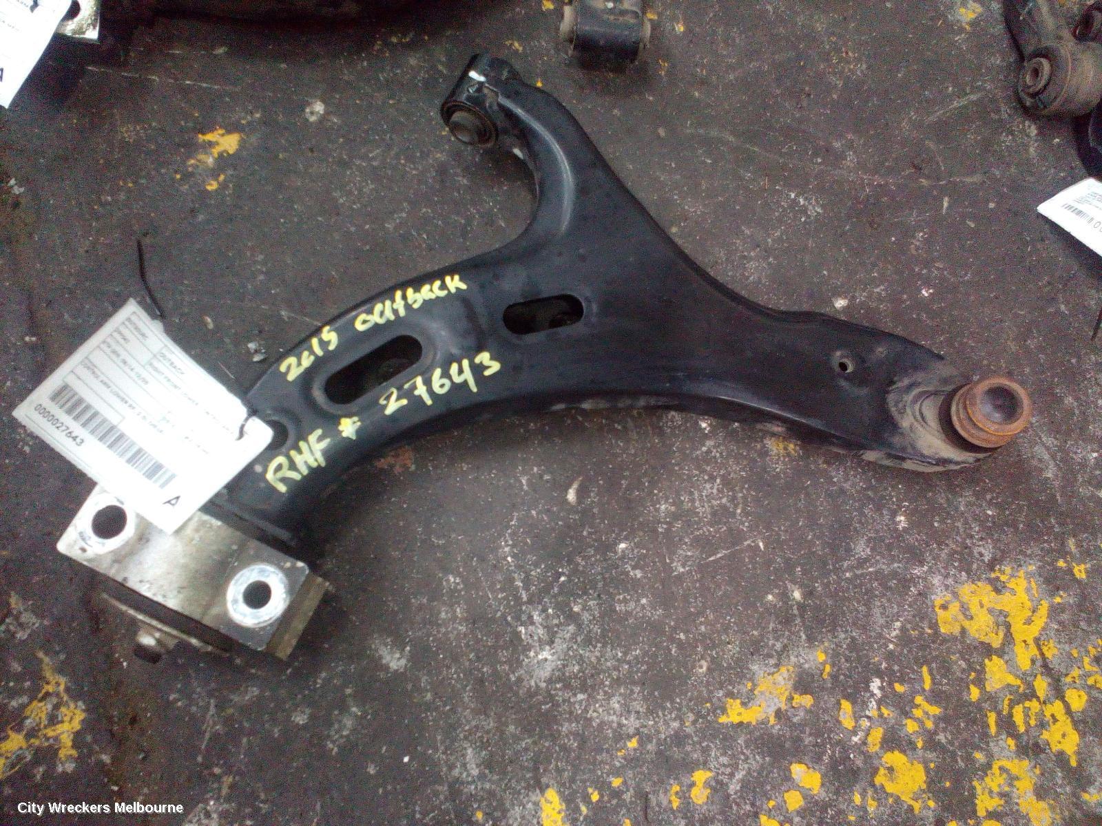 SUBARU OUTBACK 2015 Right Front Lower Control Arm