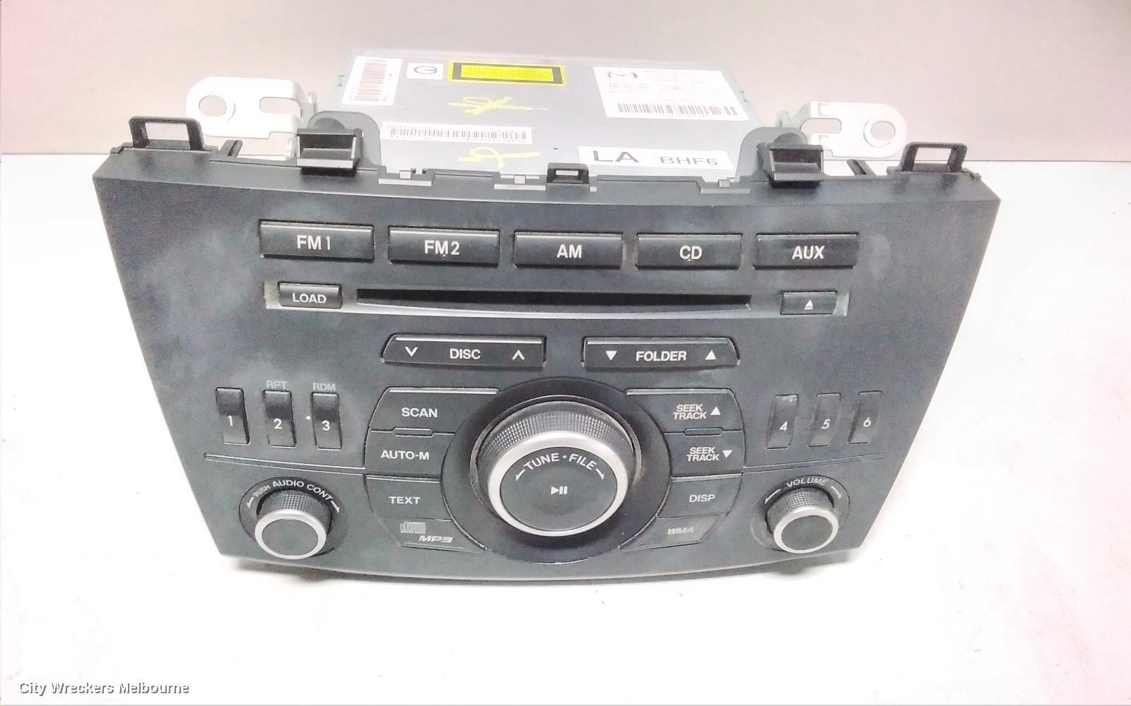 MAZDA 3 2011 Radio/Cd/Dvd/Sat/Tv