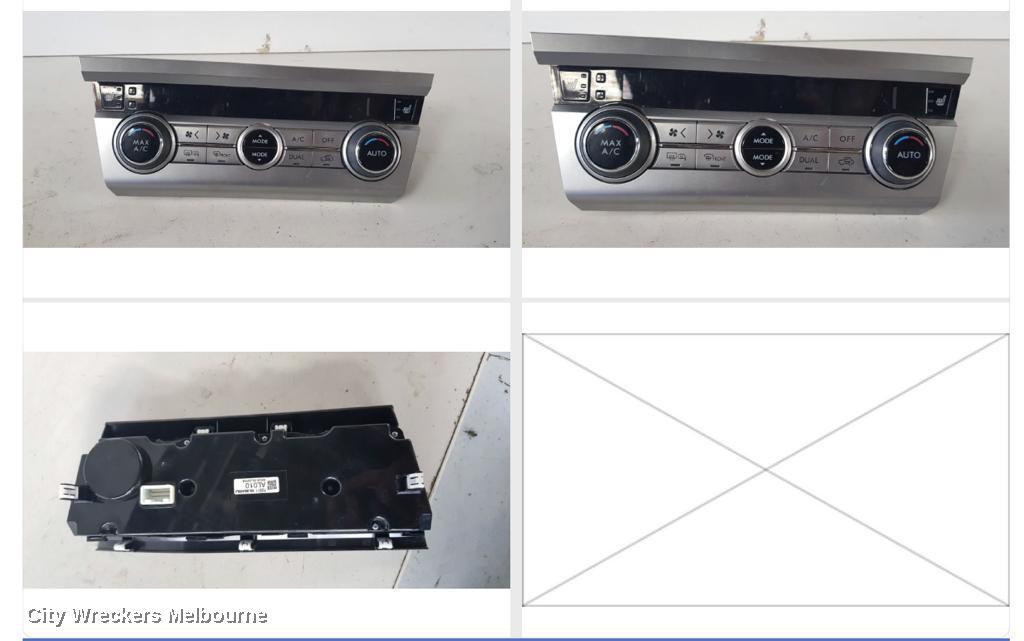 SUBARU OUTBACK 2015 Heater/Ac Controls