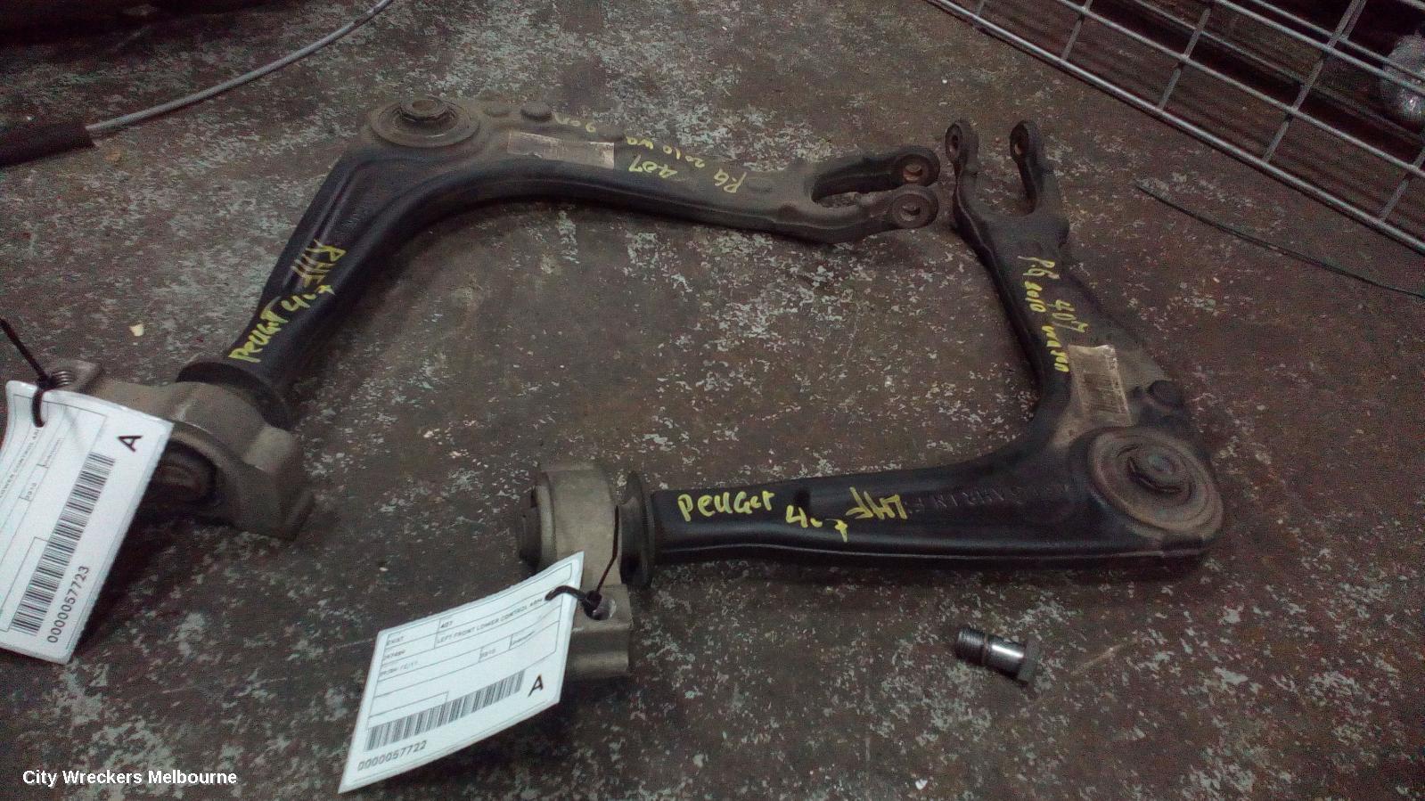 PEUGEOT 407 2010 Left Front Lower Control Arm