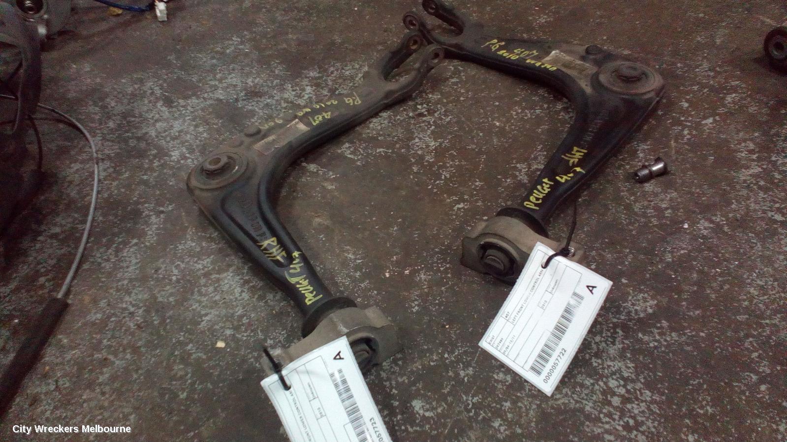 PEUGEOT 407 2010 Right Front Lower Control Arm