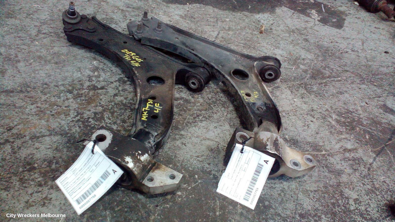 VOLKSWAGEN GOLF 2013 Right Front Lower Control Arm