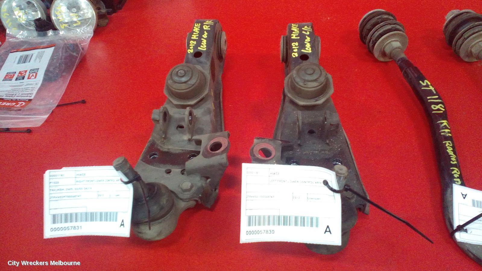 TOYOTA HIACE 2012 Left Front Lower Control Arm