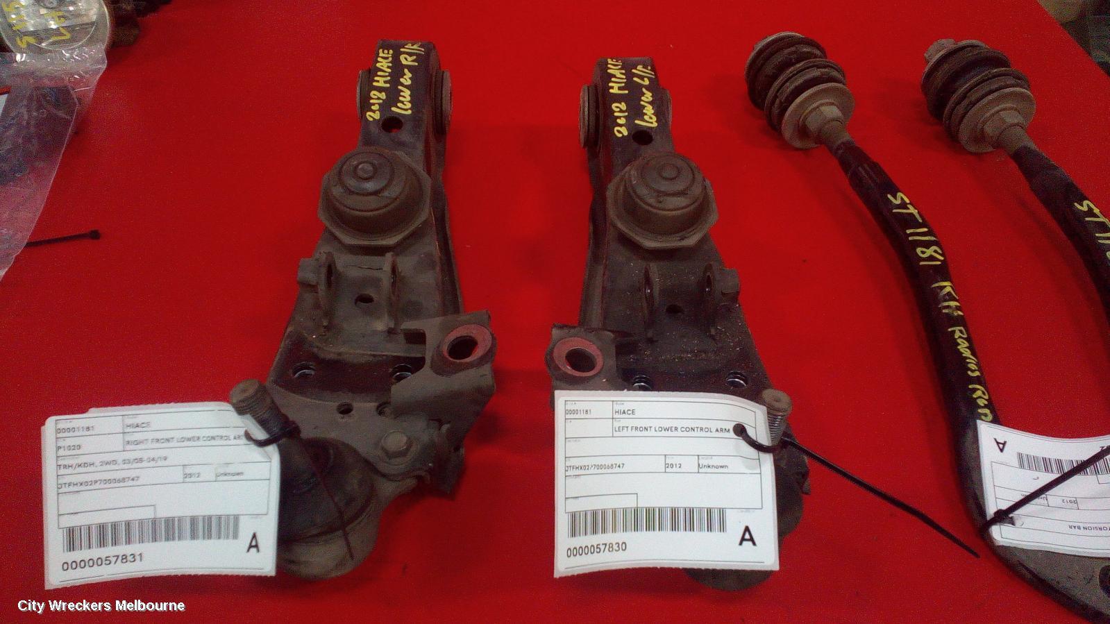 TOYOTA HIACE 2012 Right Front Lower Control Arm