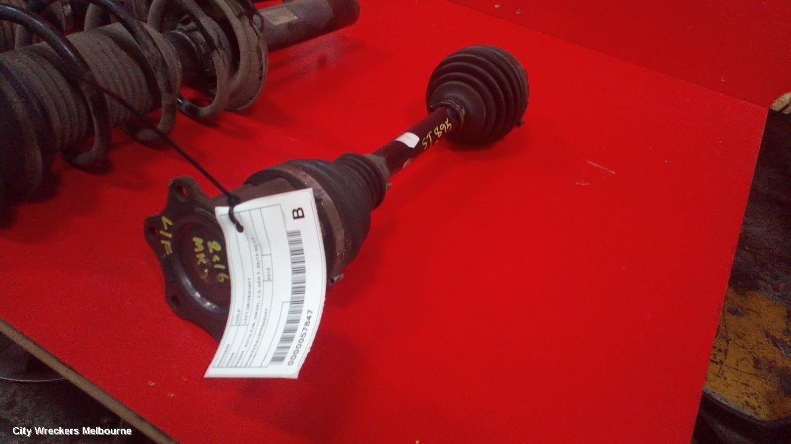 VOLKSWAGEN GOLF 2015 Left Driveshaft