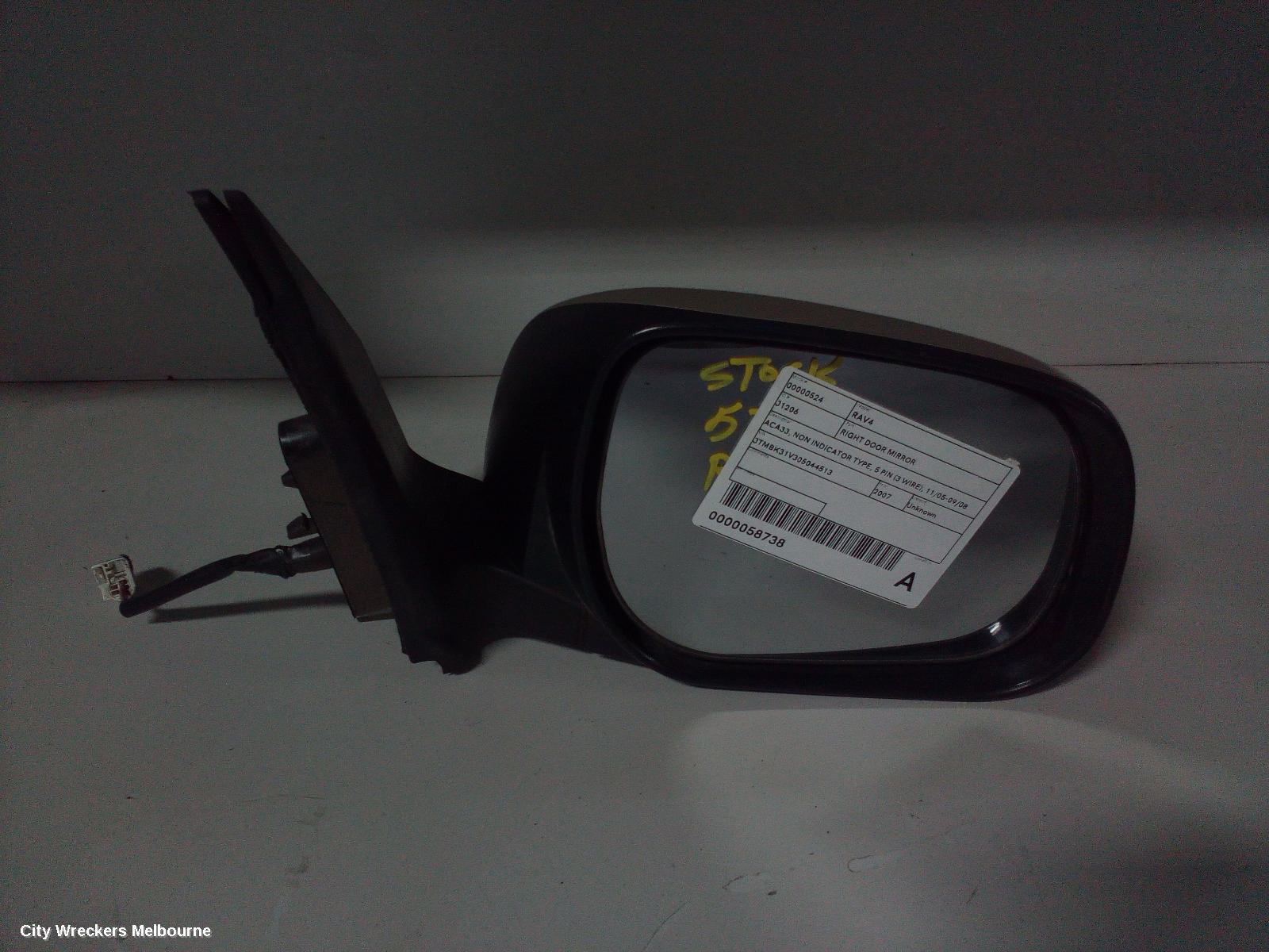 TOYOTA RAV4 2007 Right Door Mirror