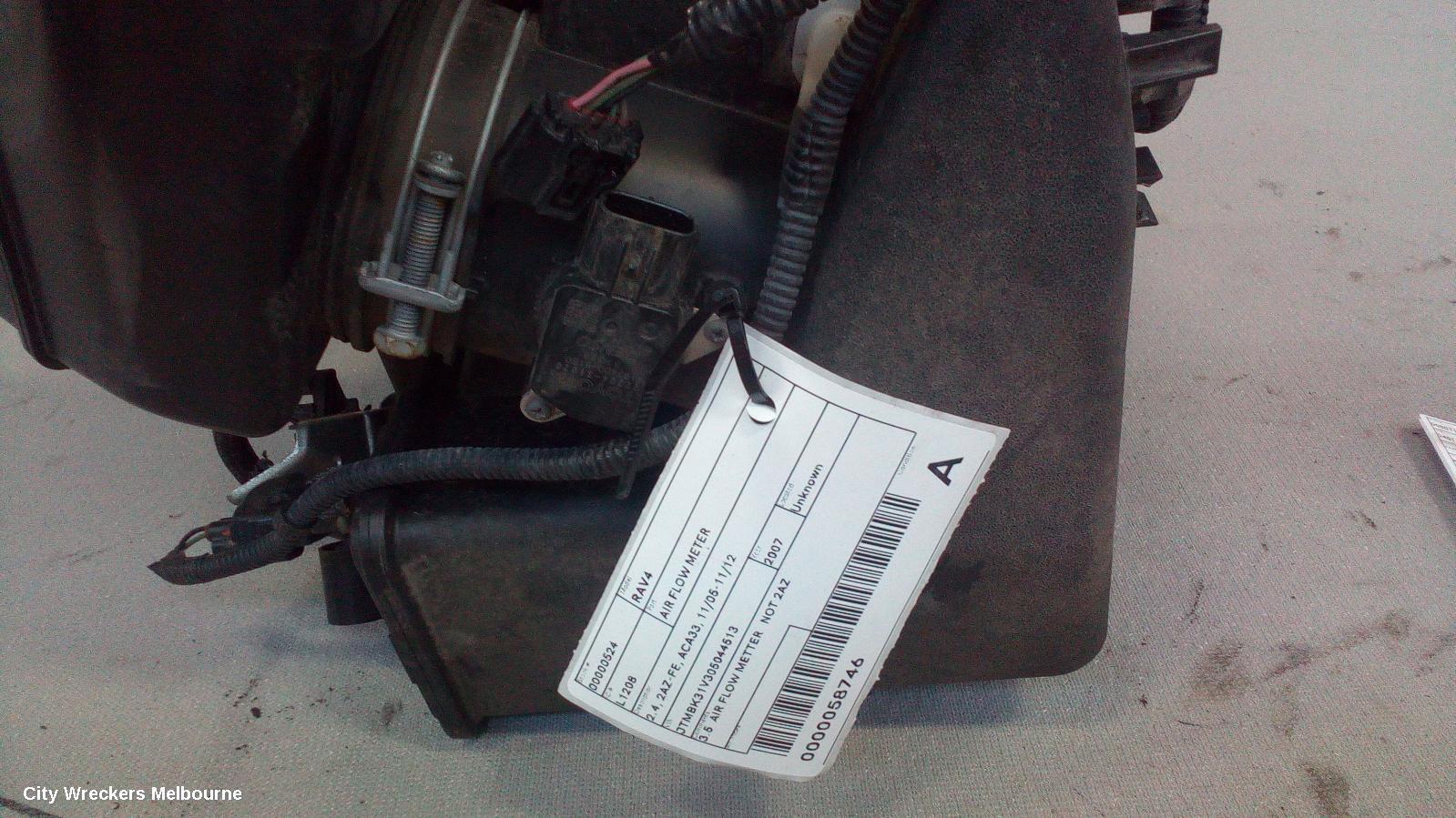 TOYOTA RAV4 2007 Air Flow Meter