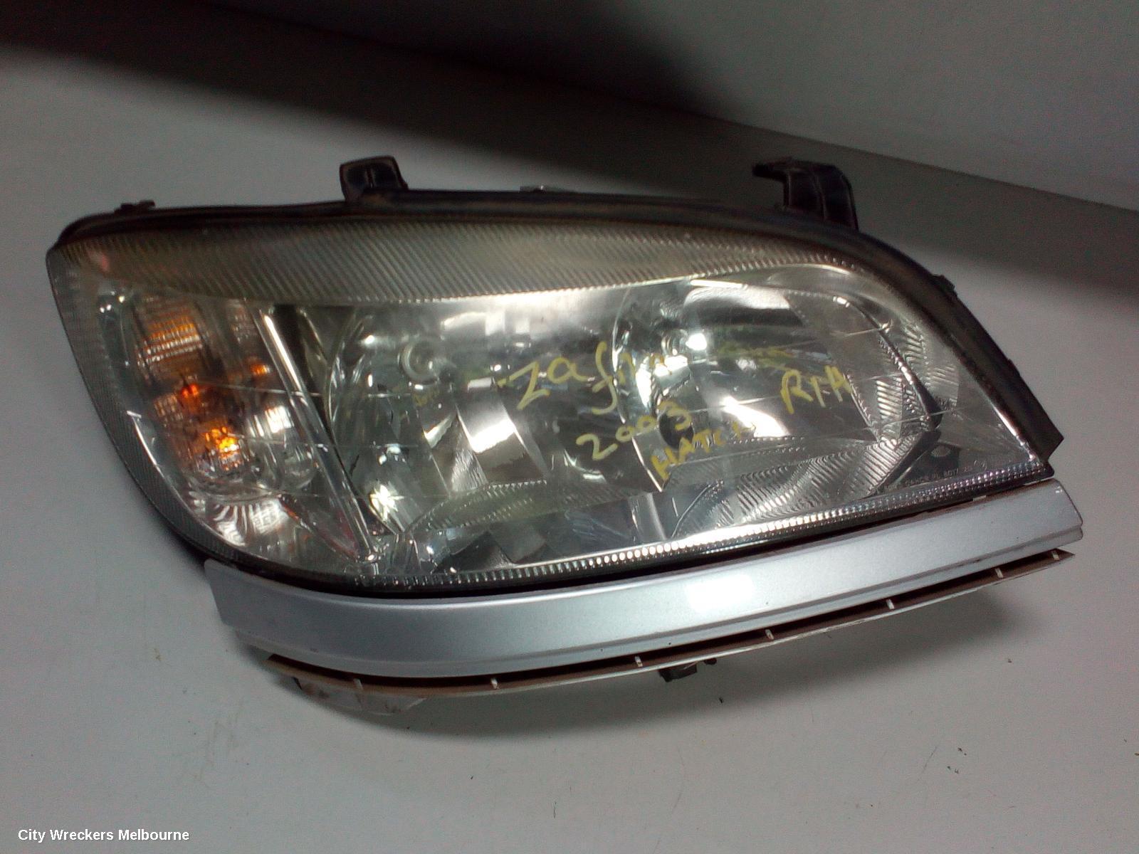 HOLDEN ZAFIRA 2003 Right Headlamp