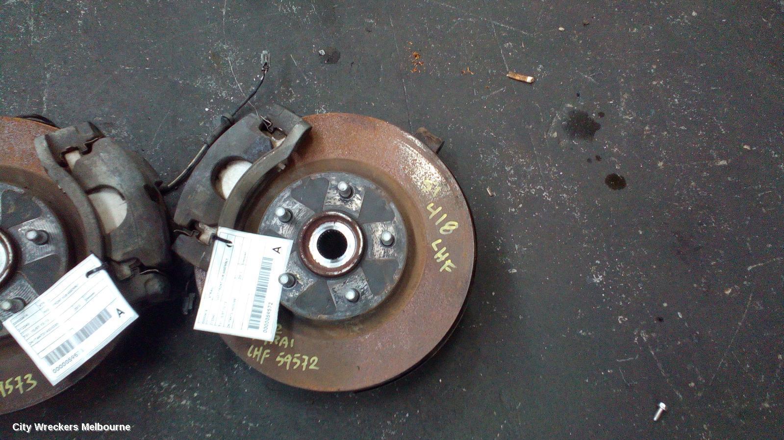 NISSAN XTRAIL 2012 Left Front Hub Assembly