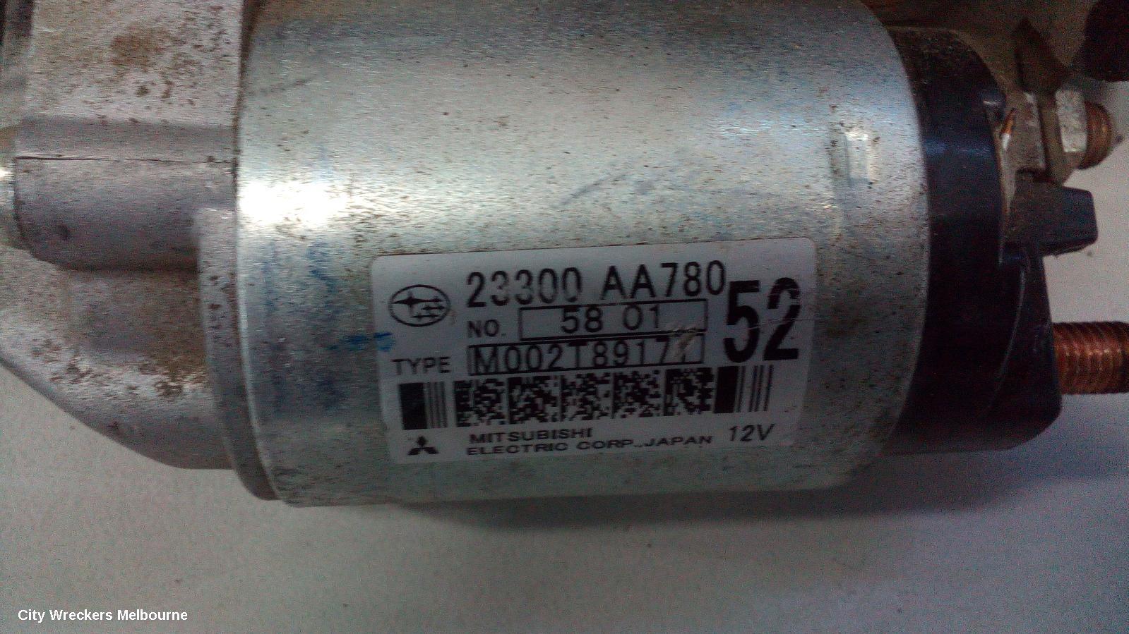 SUBARU OUTBACK 2015 Starter