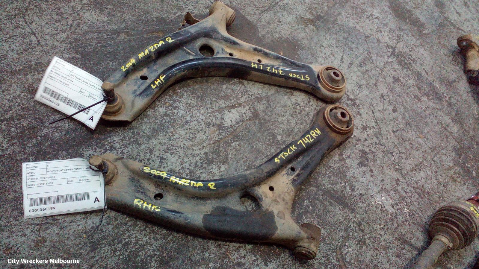 MAZDA 2 2009 Right Front Lower Control Arm