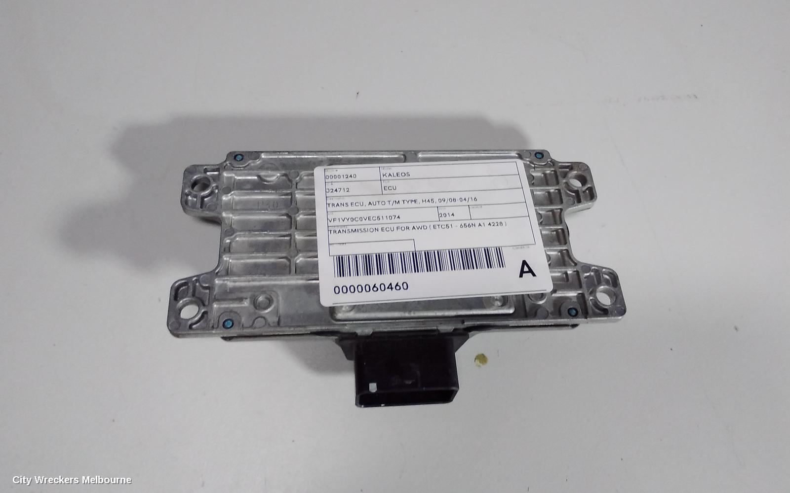 RENAULT KALEOS 2014 Ecu