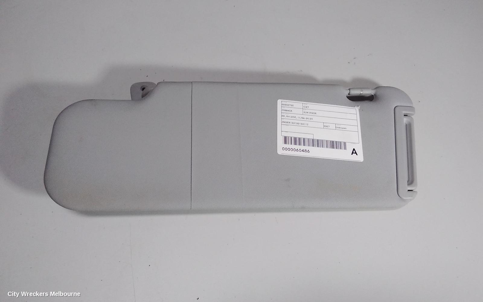 MAZDA CX7 2007 Sunvisor