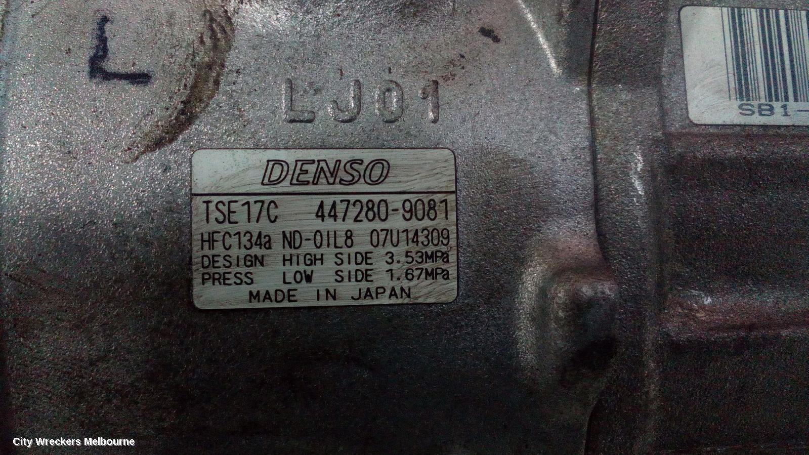 TOYOTA CAMRY 2017 A/C Compressor