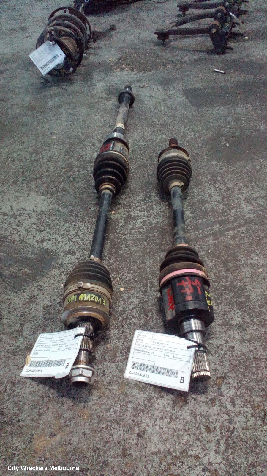 MAZDA 3 2014 Left Driveshaft