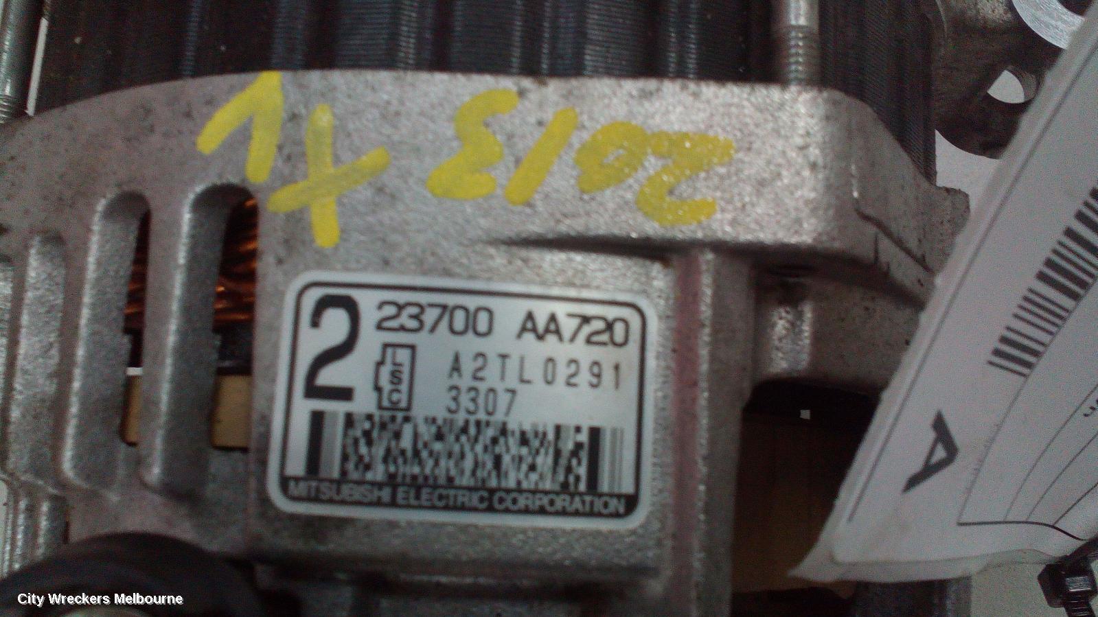 SUBARU XV 2013 Alternator