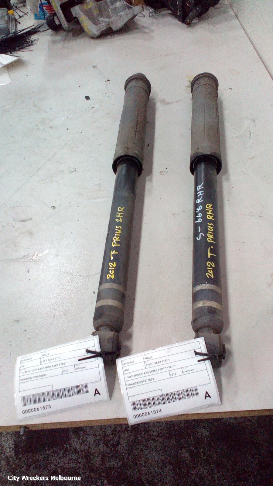 TOYOTA PRIUS 2012 Left Rear Strut