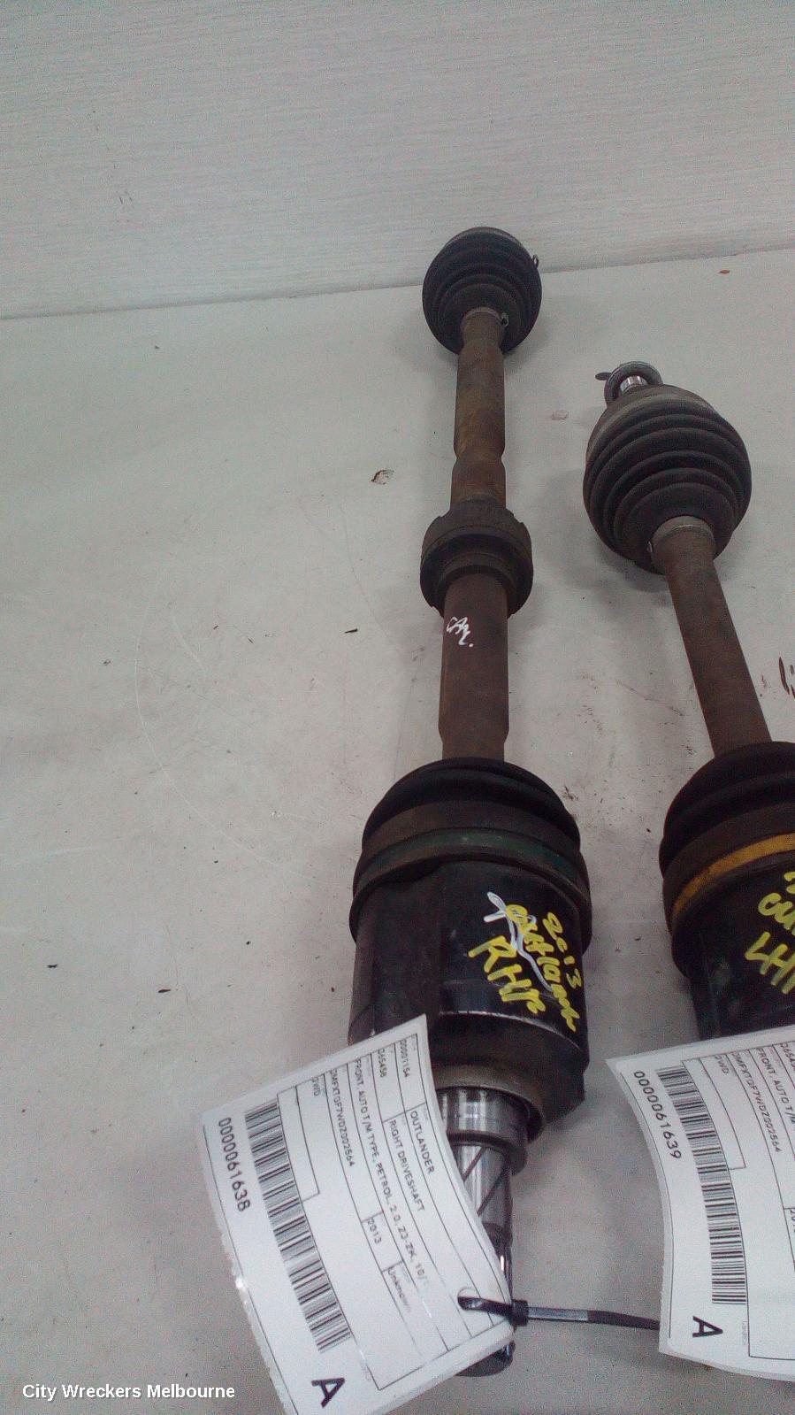 MITSUBISHI OUTLANDER 2013 Right Driveshaft