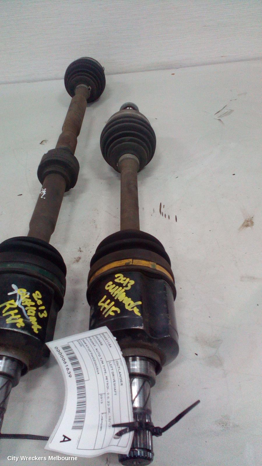 MITSUBISHI OUTLANDER 2013 Left Driveshaft