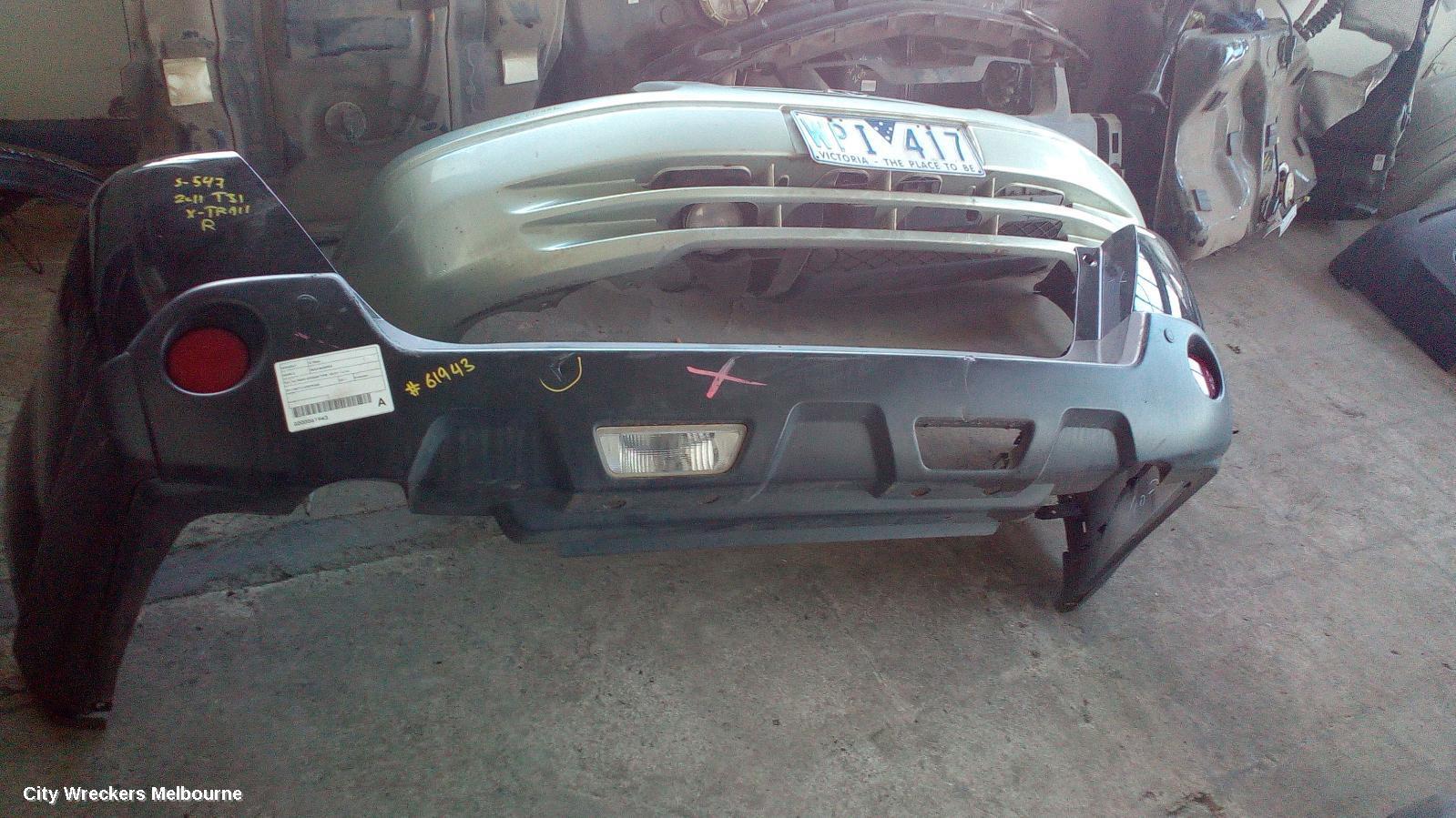 NISSAN XTRAIL 2011 Rear Bumper