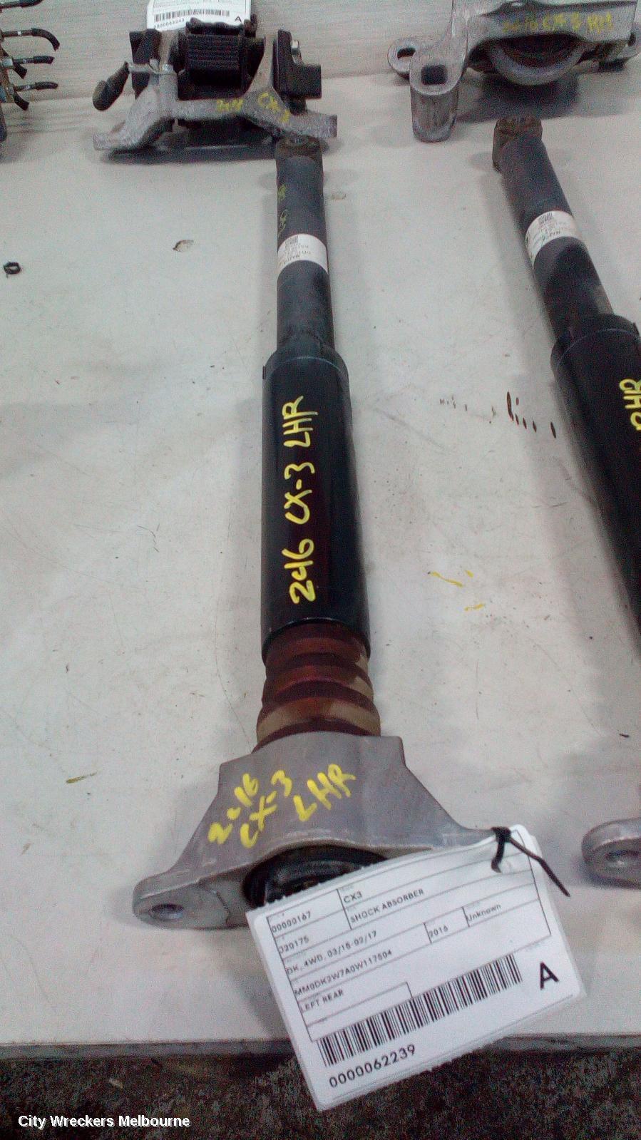 MAZDA CX3 2016 Shock Absorber