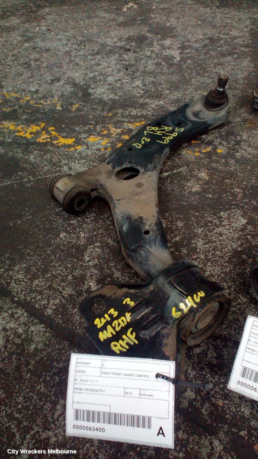 MAZDA 3 2013 Right Front Lower Control Arm