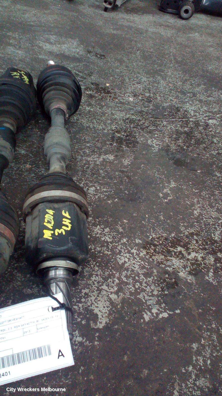 MAZDA 3 2013 Left Driveshaft