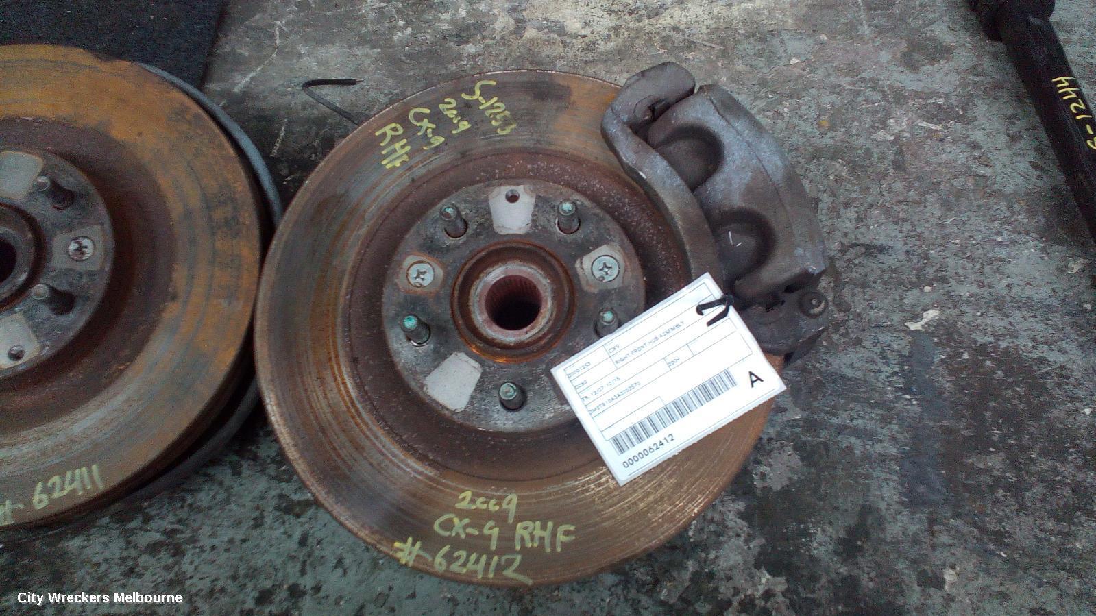 MAZDA CX9 2009 Right Front Hub Assembly