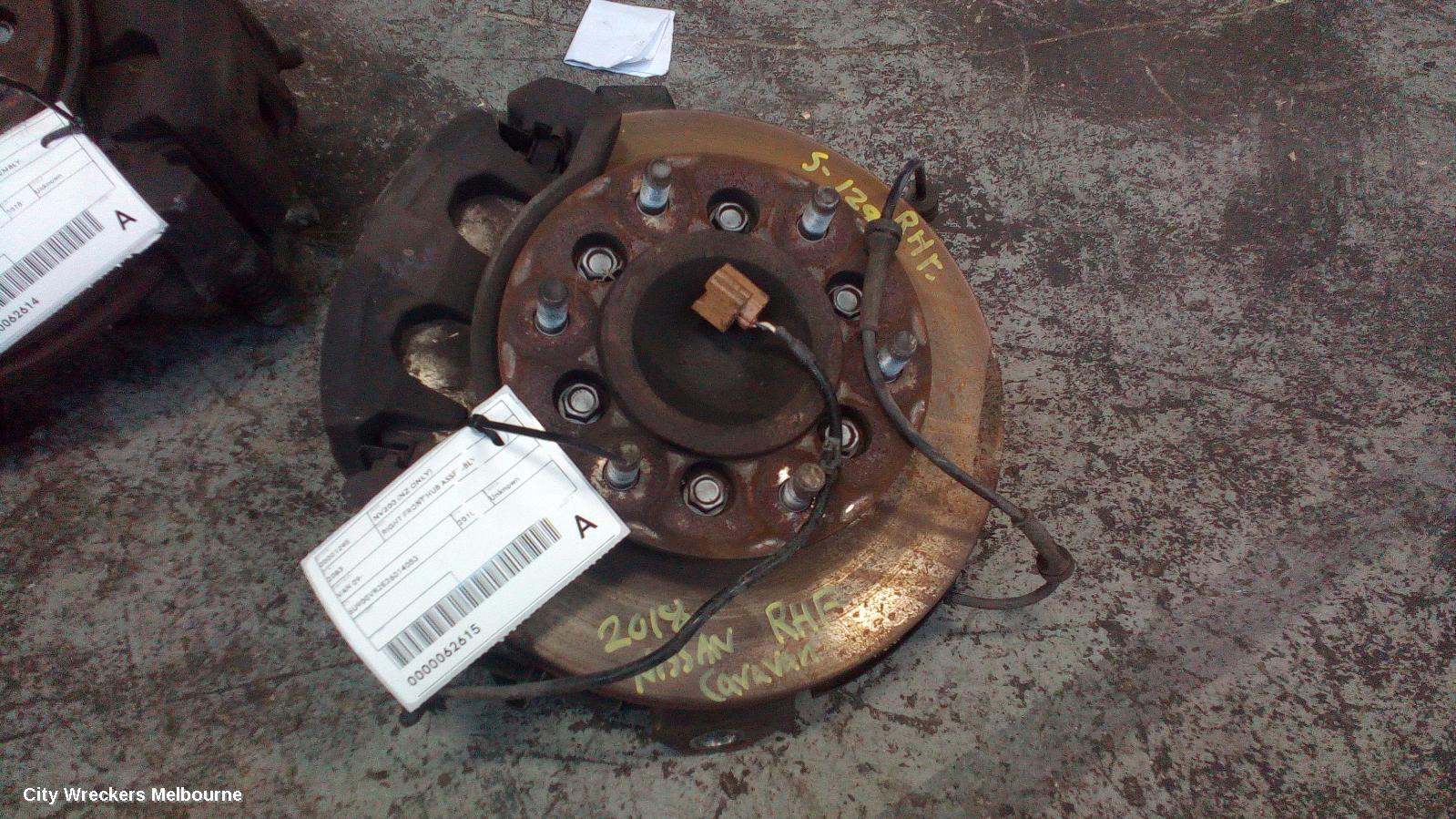 NISSAN NV200 (NZ ONLY) 2018 Right Front Hub Assembly