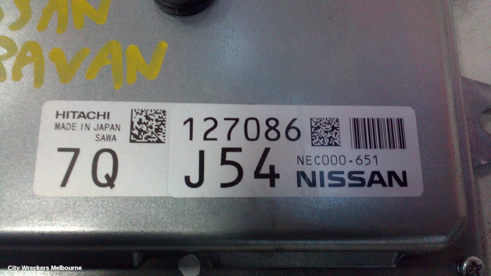 NISSAN NV200 (NZ ONLY) 2018 Ecu