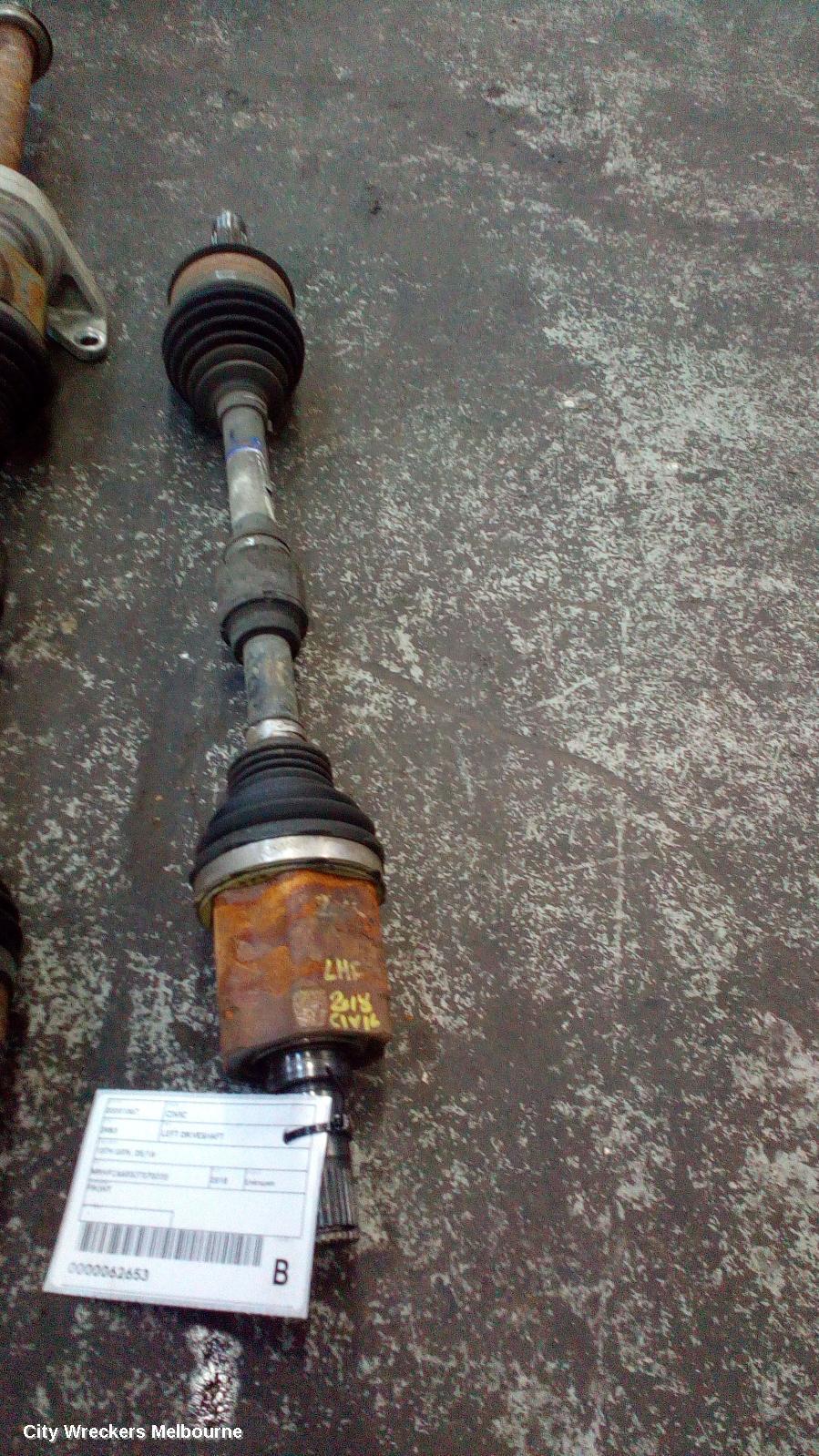 HONDA CIVIC 2018 Left Driveshaft