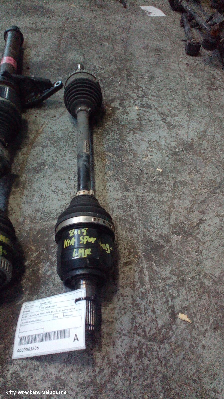 KIA SPORTAGE 2015 Left Driveshaft