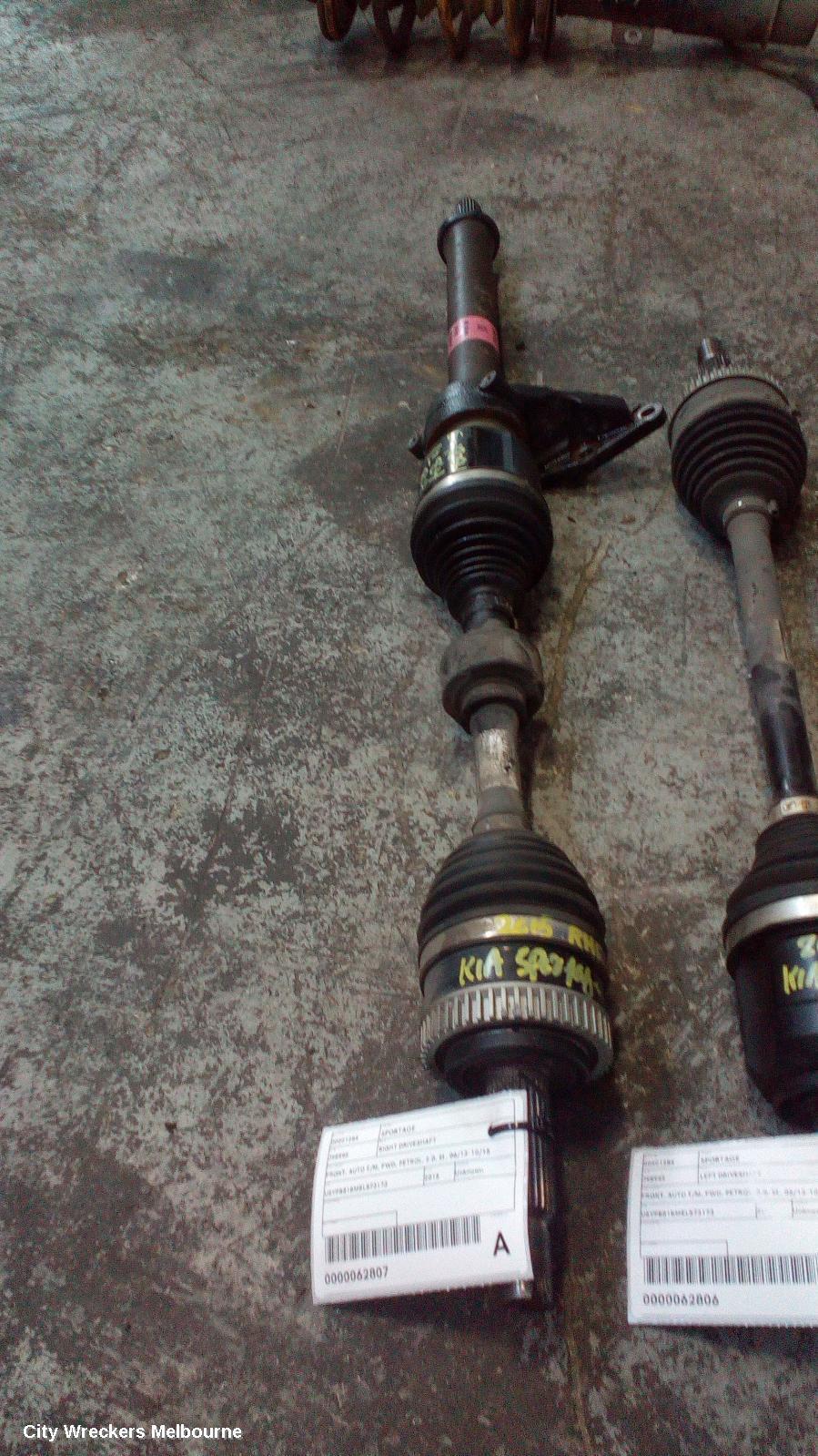 KIA SPORTAGE 2015 Right Driveshaft