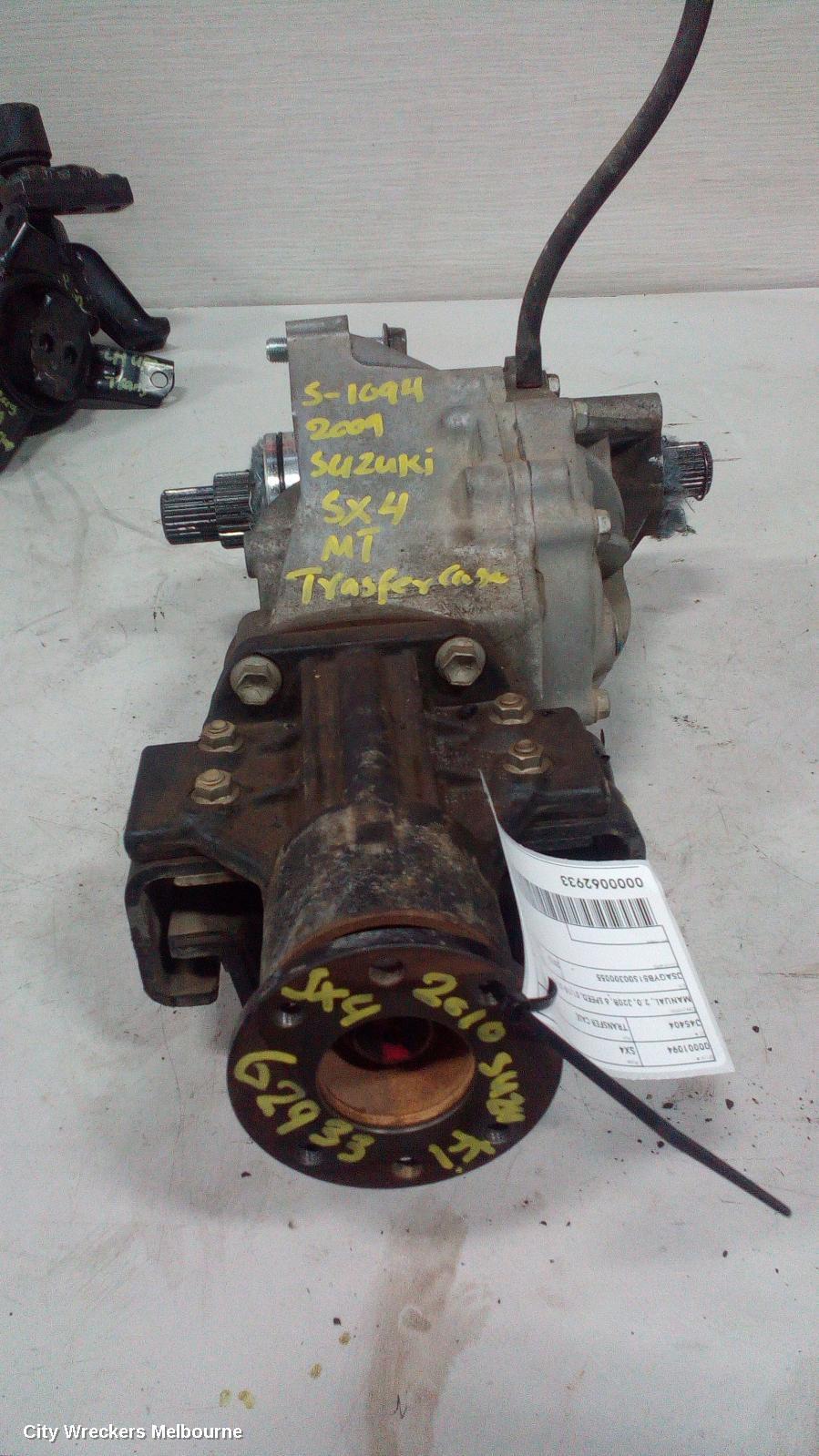 SUZUKI SX4 2010 Transfer Case