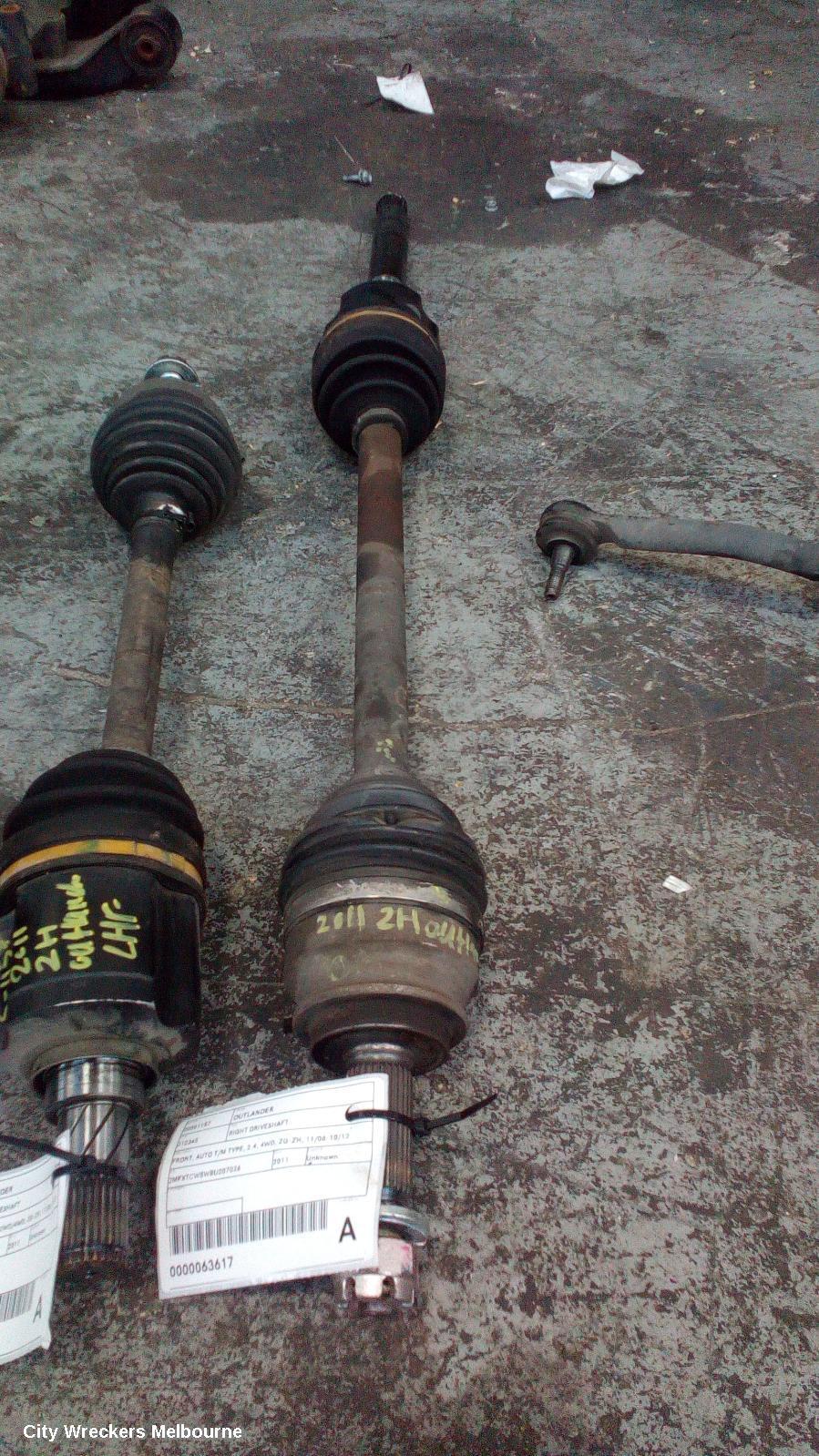 MITSUBISHI OUTLANDER 2011 Right Driveshaft